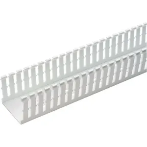 PANDUIT F3X5WH6 Wire Duct Narrow Slot White 3.25 W x 5 D | AC8YYC 3EYA5