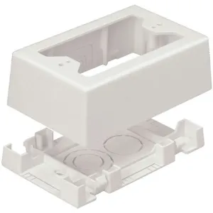 PANDUIT JBX3510IW-A Raceway Box 1 Gang Off White | AE7QJA 5ZWZ3