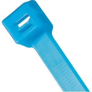 PANDUIT PLT4S-C76 Cable Tie 14.6 Inch Aqua Blue - Pack Of 100 | AB9FBT 2CNE3