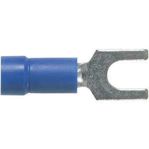 PANDUIT PV14-14F-C Fork Term Blue 1/4 Inch 16 to 14AWG PK100 | AH8YEY 39CA14
