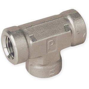 PARKER 2-2-2 FT-SS Tee 1/8 Inch Npt Female Ss | AE6QQK 5UNG6