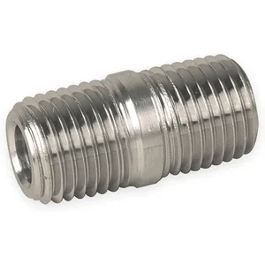 PARKER 4-4 MCN-SS Close Nipple 1/4 Inch Threaded 316 Stainless Steel | AA9HMH 1DFX2