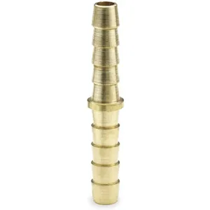 PARKER 122HB-3 Hose Barb Fitting, 3/16 Inch Internal Diameter, Brass | AC9KNU 3HCD5