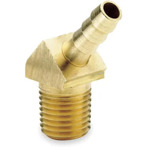 PARKER 139HB-4-2 Hose Barb Fitting, 1/4 Inch Internal Diameter, Brass | AC9KNW 3HCD7