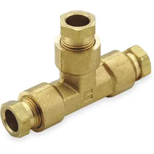 PARKER 164HD-6 Tube Fitting, 3/8 Inch Outside Diameter, Brass Flareless | AB3WXN 1VPJ7