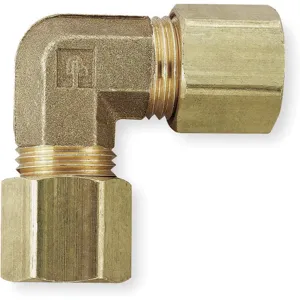 PARKER 165C-4 90 Deg Elbow, 1/4 Inch Outside Diameter, Brass | AC2YLH 2P226