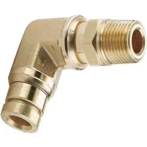 PARKER 169PMT-4-4 90 Degree Swivel Male Elbow 1/4 Inch | AA3GKK 11K675