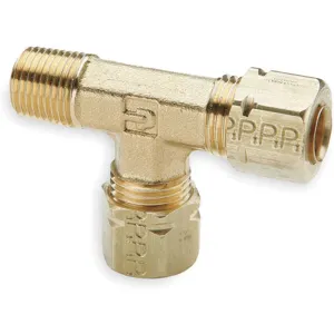 PARKER 171CA-6-4 Run Tee, 3/8 Inch Outside Diameter, Brass | AB3TWQ 1VDN7