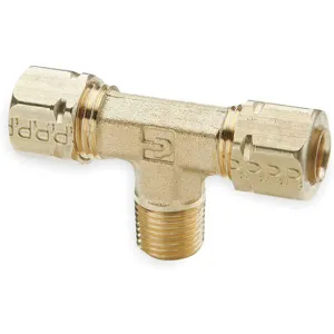 PARKER 172CA-2-2 Branch Tee, 1/8 Inch Outside Diameter, Brass | AB3TWR 1VDN9