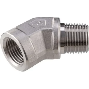 PARKER 2-2 SVE-SS Street Elbow 45 Degree Stainless Steel Npt M/f | AE6QRA 5UNJ1