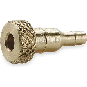 PARKER 20-4-5/32 Hose Barb Fitting, Plug, 1/4 Inch Outside Diameter, Brass | AB9YZL 2GUE6