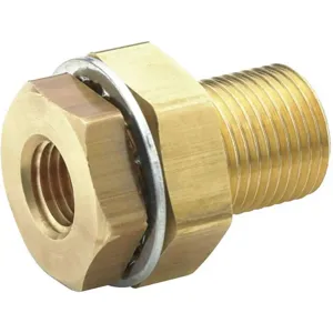 PARKER 207ACBH-2 Pipe Fitting, 1/8 Inch Thread Size, Brass | AA6HJK 13Y865