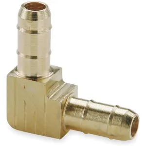 PARKER 225-5/32 Hose Barb Fitting, 90 Deg Elbow, 5/32 Inch Outside Diameter, Brass | AB9ZAG 2GUG8