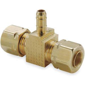 PARKER 233-4-4-4 Hose Barb Fitting, 1/4 Inch Outside Diameter, Brass | AB9ZBP 2GUL2