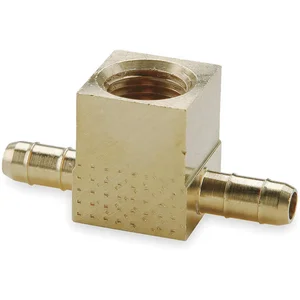 PARKER 237-4-2 Hose Barb Fitting, 1/4 Inch Outside Diameter, Brass | AB9ZBR 2GUL4