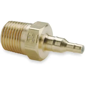 PARKER 28-4-5/32-2 Hose Barb Fitting, Connector, 1/4 Inch Outside Diameter, Brass | AB9ZCF 2GUP8