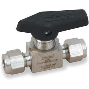 PARKER 2A-MB2LPFA-SSP Stainless Steel Ball Valve Compression x Compression 1/8 In | AB3APR 1RAY6