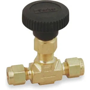 PARKER 4A-V4LN-B Needle Valve, 5000 PSI, 1/4 Inch Size | AB3AVH 1RBA8