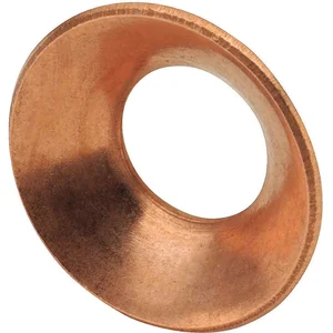 PARKER 2GF-4 Flare Gasket, 1/4 Inch Outside Diameter, Brass | AE7BTY 5WRW1