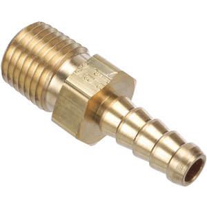 PARKER 8-8 B2HF-SS Barb Connector Stainless Steel Hose Barb x M 1/2 inch | AF7GRJ 20YY95