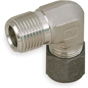 PARKER 4-4 CBZ-SS Compression Fitting, Single Ferrule Compression, 1/4 Inch Size, SS | AB2ZRH 1PZJ5