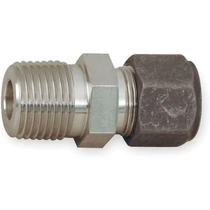 PARKER 4-4 FBZ-SS Compression Fitting, Single Ferrule Compression, 1/4 Inch Size, SS | AB2ZQY 1PZH5