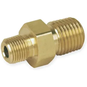 PARKER 6-6 MHN-B Male Hex Nipple Brass 3/8 Inch Mnpt | AA9HPN 1DGA8