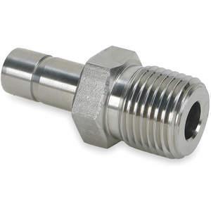 PARKER 6MA8N-316 Tube End Adapter Stainless Steel A-lok x M 3/8 Inch x 1/2 Inch | AF7GQC 20YY65
