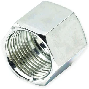 PARKER 8 BL-S Nut Zinc Pleated Steel Compression 1/2in | AB4DQZ 1XCB3