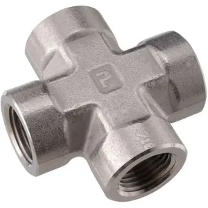 PARKER 4 FX-SS Cross 1/4 Inch Npt Female Ss | AE6QQM 5UNG9