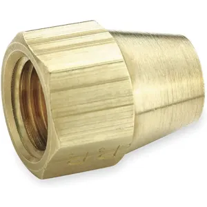 PARKER 41FS-8 Short Nut, 1/2 Inch Outside Diameter, Brass | AC2YHK 2P153