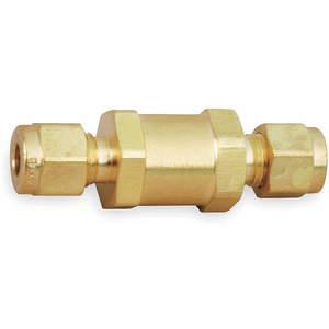 PARKER 4A-C4L-10-BN-B Check Valve, 3/8 Inch Connection Size, Brass | AB3AWJ 1RBE6