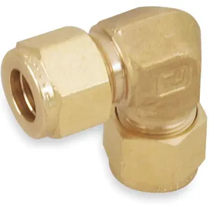 PARKER 6-6 EBZ-B Compression Fitting, Single Ferrule Compression, 3/8 Inch Size, Brass | AB2ZWY 1PZZ6