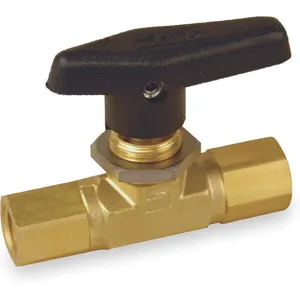 PARKER 4F-B6LJ2-BP Ball Valve, 1/4 Inch Size, Brass | AC2JCE 2KLA8