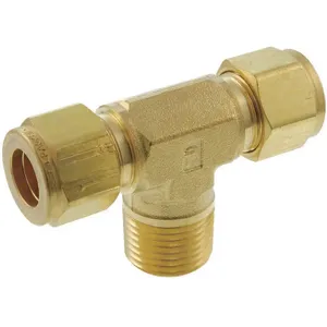 PARKER 8MBT8N-B Compression Fitting, Two Ferrule Compression, 1/2 Inch Size, Brass | AD7JWH 4EUD8 / 8MBT8N-B-GR