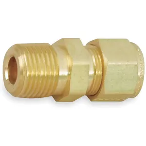 PARKER 6-6 FBZ-B Compression Fitting, Single Ferrule Compression, 3/8 Inch Size, Brass | AB2ZVV 1PZW5