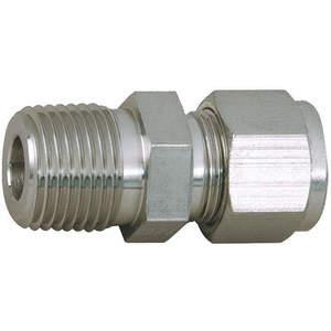 PARKER 6MSC8R-316 Connector 316 Stainless Steel A-lok x Male Bspp 3/8in | AD7AHR 4CXV8 / 6MSC8R-316-GR