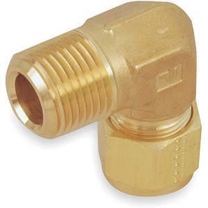 PARKER 8MSEL8N-B Compression Fitting, Two Ferrule Compression, 1/2 Inch Size, Brass | AB2ZUF 1PZR4