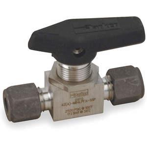 PARKER 6Z-MB6LPFA-SSP Stainless Steel Ball Valve Compression x Compression 3/8 In | AB3YWN 1WBL9
