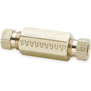 PARKER 62HD-6 Tube Fitting, 3/8 Inch Outside Diameter, Brass Flareless | AB3WXL 1VPJ4