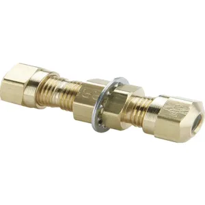 PARKER 62NBH-4 Air Brake Fitting, 1/4 Inch Outside Diameter, Brass | AA3BDZ 11G339