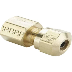 PARKER 66NTA-4-2 Air Brake Fitting, 1/4 Inch Outside Diameter, Brass | AA3BBH 11G276