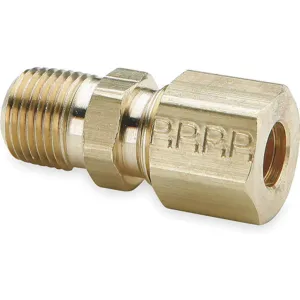 PARKER 68C-6-2 Connector, 3/8 Inch Outside Diameter, Brass | AB3TUE 1VDE7