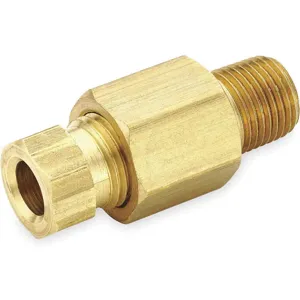 PARKER 68HD-2-2 Tube Fitting, 1/8 Inch Outside Diameter, Brass Flareless | AB3WXQ 1VPK6