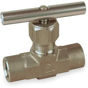 PARKER 8F-V12LK-SS-GR Needle Valve Straight 316 Stainless Steel 1/2 Inch Fnpt | AC2JCR 2KLD1 / 8F-V12LK-SS