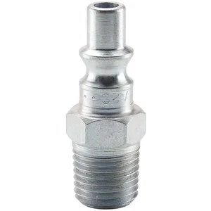 PARKER A2C Nipple, 1/4 Inch Body Size, 1/4-18 Inch Thread Size, Steel | AC4VTV 30N171