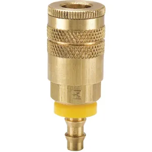 PARKER B20-5BP Quick Coupler, 1/4 Inch Size, 300 Psi, Brass | AC4VXQ 30N260