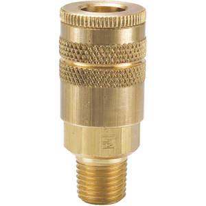 PARKER B24 Quick Coupling, 3/8 Inch Thread Size, Brass | AC4VXY 30N267