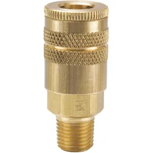 PARKER B22 Quick Coupling, 1/4 Inch Thread Size, Brass | AC4VXR 30N261