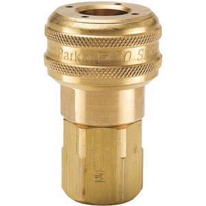 PARKER B35 Quick Coupling, 3/8 Inch Thread Size, Brass | AC4VVG 30N206